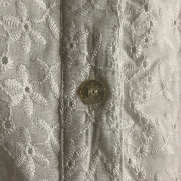 NWT Kiel James Patrick White Top XS - Picture 2 of 5